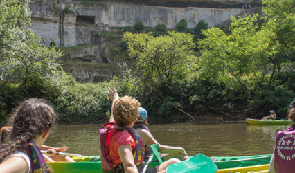La Roque St Christophe en canoe kayak